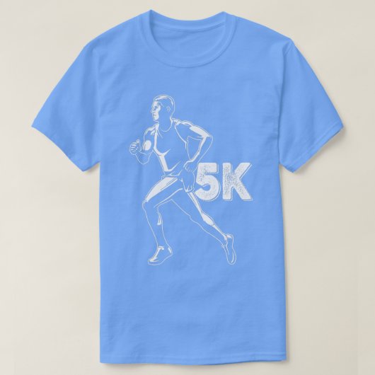 T-shirt Moins 5K Marathon Runner Road Race Runner Products (Design devant)