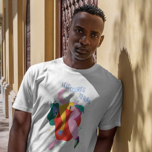 T-shirt Moins de calories Vegan