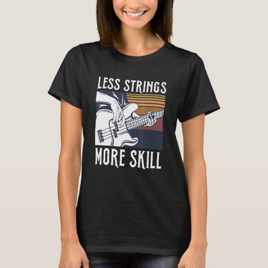 T-shirt Moins De Chaînes Plus De Citation De Compétence Po (Devant)