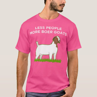T-shirt Moins de gens Boer Chèvre Propriétaire