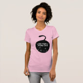 T-shirt "Moins de gens, plus de chats" Amoureux des chats  (Devant entier)