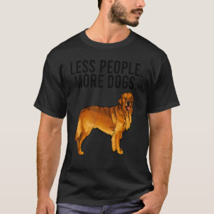 T-shirt Moins de gens Plus de chiens Golden Retriever Intr