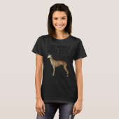 T-shirt Moins de gens Plus de chiens Greyhound Introvert (Devant entier)