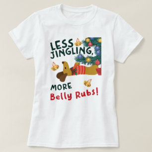 T-shirt Moins de grelots, plus de caresses : les amoureux
