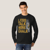 T-shirt Moins de parler plus Chalk Rock Escalade (Devant entier)