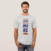 T-shirt Moins de Paroles, Plus d'Action (Devant entier)