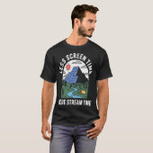 T-shirt Moins de temps devant l'écran Plus de temps de str (Devant entier)