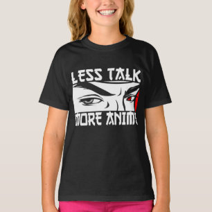 T-shirt Moins Parler Plus Anime - Drôle Anime