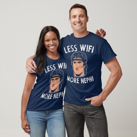 T-shirt Moins Wifi Plus Nephi (Unisexe)