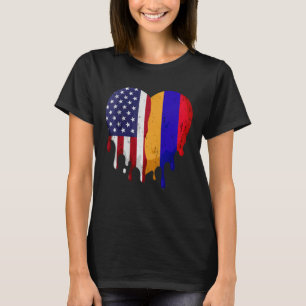 T-shirt Mois arménien de l'héritage des Américains