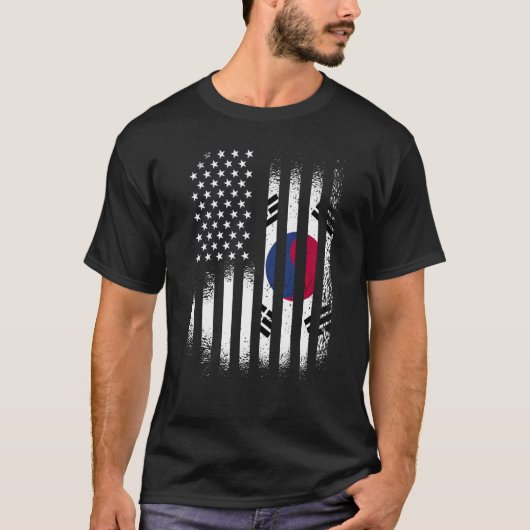 T-shirt Mois coréen du patrimoine américain Patriot coréen (Devant)