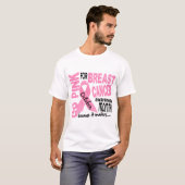 T-shirt Mois de conscience de cancer du sein (Devant entier)