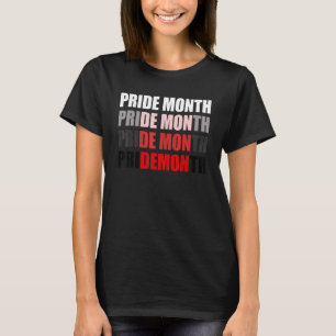 T-shirt Mois De Fierté Changements À Démon Lgbt Parade Gay