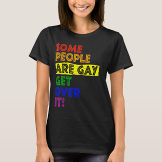 T-shirt Mois de fierté Gay Drapeau LGBTQ Rainbow Support L