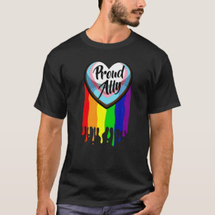 T-shirt Mois De Fierté Lgbtq Driving Fière Ally Progrès Ra