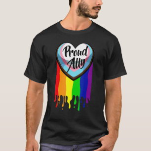T-shirt Mois De Fierté Lgbtq Driving Fière Ally Progrès Ra