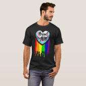 T-shirt Mois De Fierté Lgbtq Driving Fière Ally Progrès Ra (Devant entier)