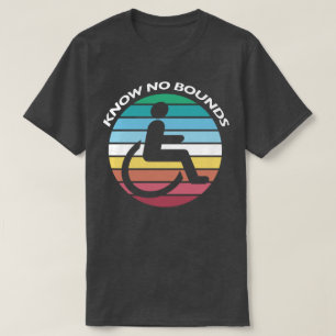 T-shirt Mois de la fierté d'invalidité - Ne connaître aucu