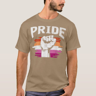 T-shirt Mois de la fierté gay Égalité queer Drapeau lesbie