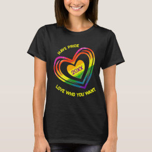 T-shirt Mois de la fierté gay LGBTQ Amour qui tu veux