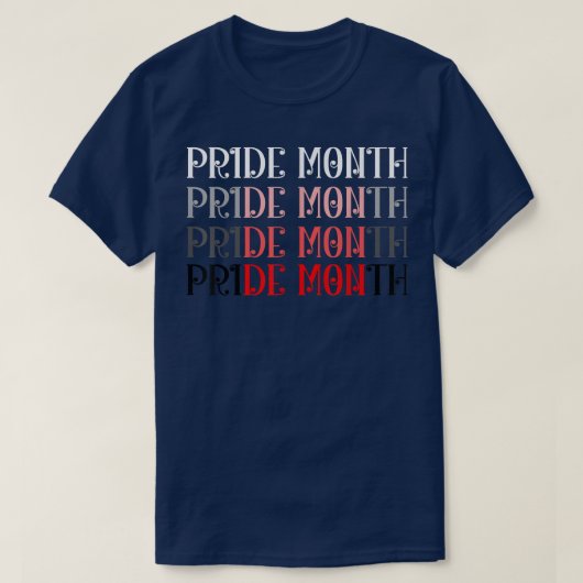 T-shirt Mois de la fierté mois démon Pride mois  (Design devant)