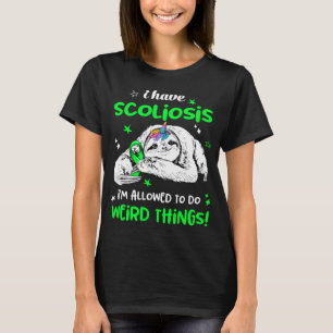T-shirt Mois de la sensibilisation à la scoliose Cadeaux 