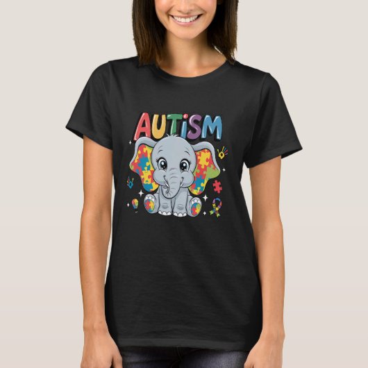 T-shirt Mois de la sensibilisation à l'autisme Différences (Devant)