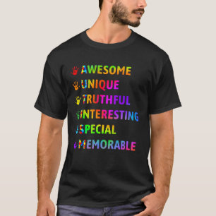 T-shirt Mois de la sensibilisation à l'autisme Incroyable