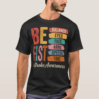 T-shirt Mois de la sensibilisation à l'AVC Neuro infirmièr