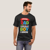 T-shirt Mois de la sensibilisation autistique Mens Fier Au (Devant entier)