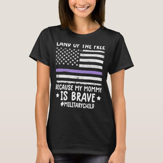 T-shirt Mois De La Terre Militaire De Libre Parce Que Mon  (Devant)
