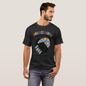 T-shirt Mois de l'autisme Compréhension et acceptation A (Devant entier)