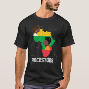 T-shirt Mois de l'histoire des ancêtres noirs Mois de l'hi
