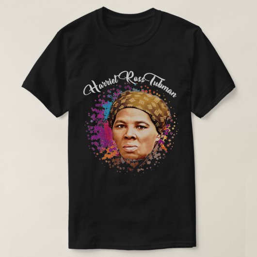 T-shirt Mois de l'histoire des femmes noires Harriet Ross (Design devant)