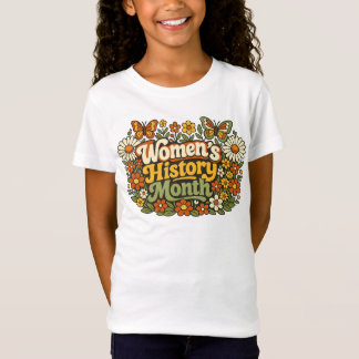T-Shirt Mois de l'Histoire des Femmes Rétro 70 Floral Groo