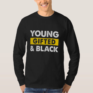 T-shirt Mois de l'histoire des jeunes et des noirs BLM Mel