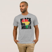 T-shirt Mois de l'histoire des Noirs (Devant entier)
