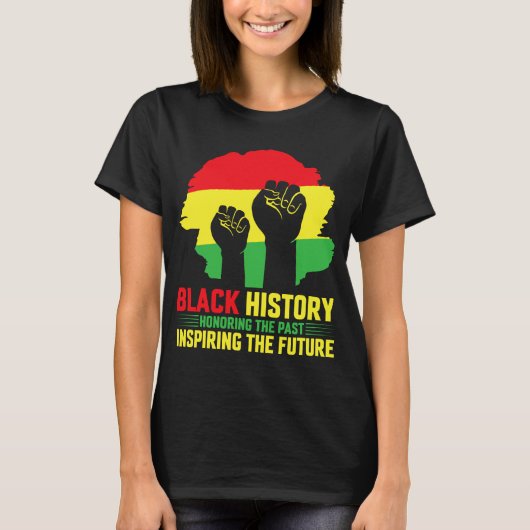 T-shirt Mois de l'histoire des Noirs (Devant)