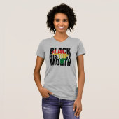T-Shirt Mois de l'Histoire des Noirs (Devant entier)