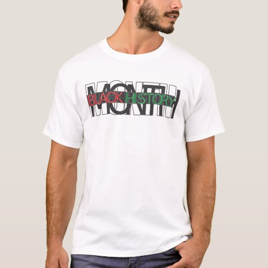 T-shirt Mois de l'histoire des Noirs (Devant)