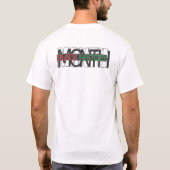 T-shirt Mois de l'histoire des Noirs (Dos)