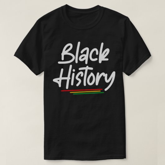 T-shirt Mois de l'histoire des Noirs (Design devant)