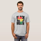 T-Shirt Mois de l'Histoire des Noirs (Devant entier)