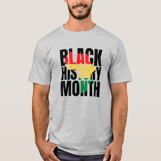 T-Shirt Mois de l'Histoire des Noirs (Devant)