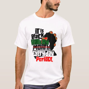 T-shirt Mois de l'histoire des Noirs 2022 Motif africain q