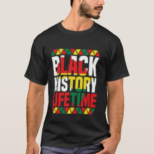 T-shirt Mois de l'histoire des Noirs 2025 à vie Africain-A