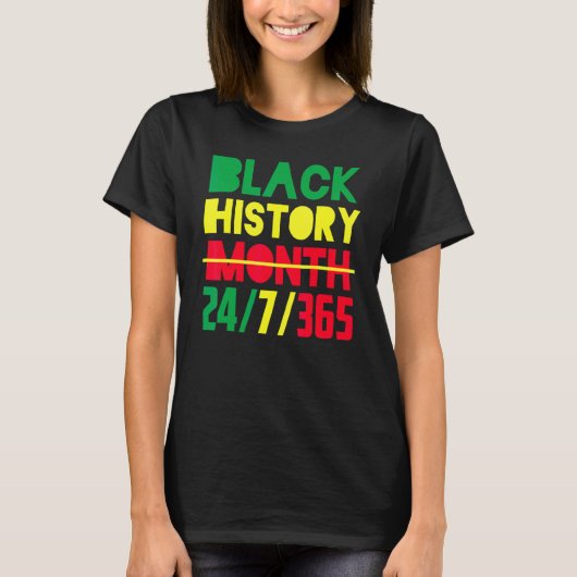 T-shirt Mois de l'histoire des Noirs 247365 African Americ (Devant)
