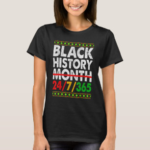 T-shirt Mois de l'histoire des Noirs 247365 Carte de l'Afr