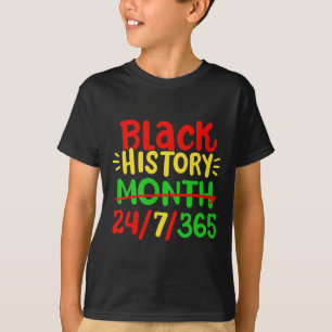 T-shirt Mois de l'histoire des Noirs 247365 Fierté afro-am