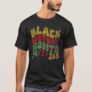 T-shirt Mois de l'histoire des Noirs 247365 Hommes Femmes